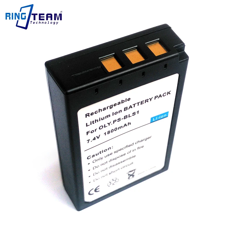 Paquete de 2 unids/lote de baterías ps-bls para cámaras digitales Olympus, Evolt, E-400, E-410, E-420, E-450, E-600, bolígrafo, E-620, E-P1, E-P2, E-P3