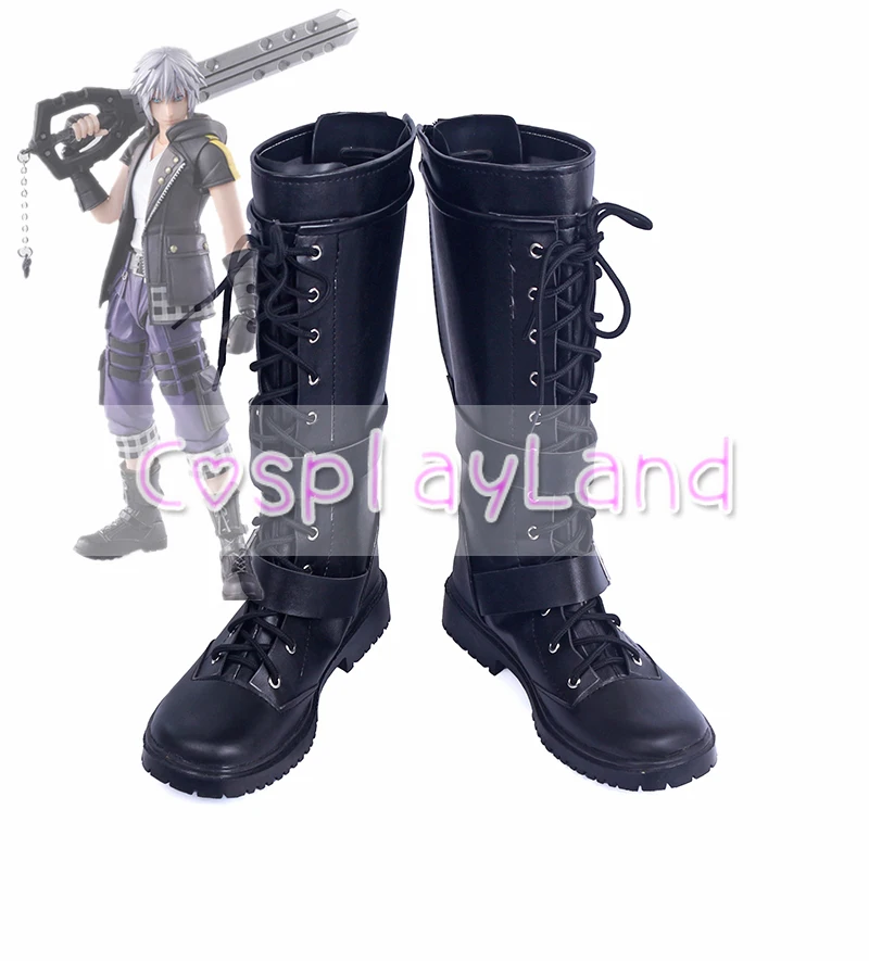 

Kingdom Hearts 3 Bring Arts Riku Cosplay Boots Shoes for Adult Men Shoes Costume Accessories Custom Made