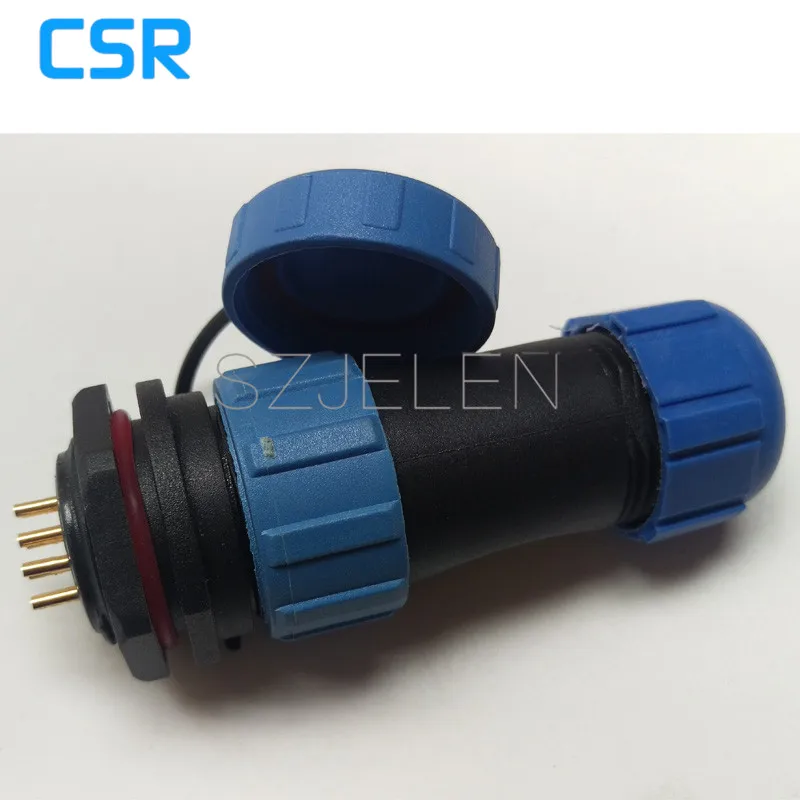 SP2110/P10-S10, 10 Pin Automotive Connectors, LED Waterproof Connectors, Industrial Connectors, 10 Pin  Plug And Socket IP68