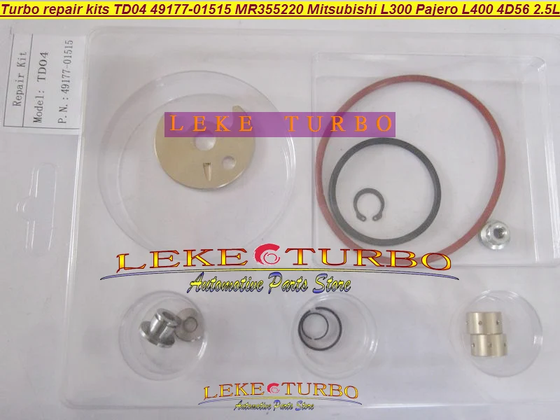 Kit de Reparación de Turbo TD04 49177-01515 MR355220 para Mitsubishi Shogun L200 L400 L300 4WD Delicia Pajero 4D56 2.5L