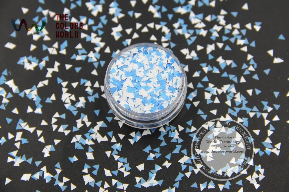 

TFM3-373 Mix Colors and Triangle shapes Glitter for nail art nail gel nail polish nail glue makeup and DIY decoration