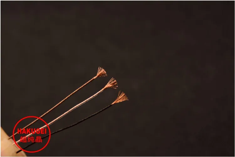 núcleo de cobre de cristal de alta pureza 30 (OD: 0,62 mm) 12 metros