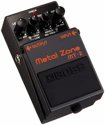 Boss Audio MT-2 Metal Zone Effects Pedal, Distortion Stompbox with 3-band EQ with Free Bonus Pedal Case