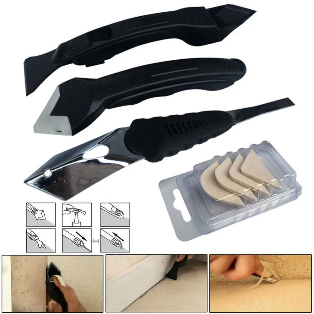 

Professional Scraper Glue trimmer Glue spatula Sealant Trowel Construction Tool Wiper Sealant Scraper Hand Tool