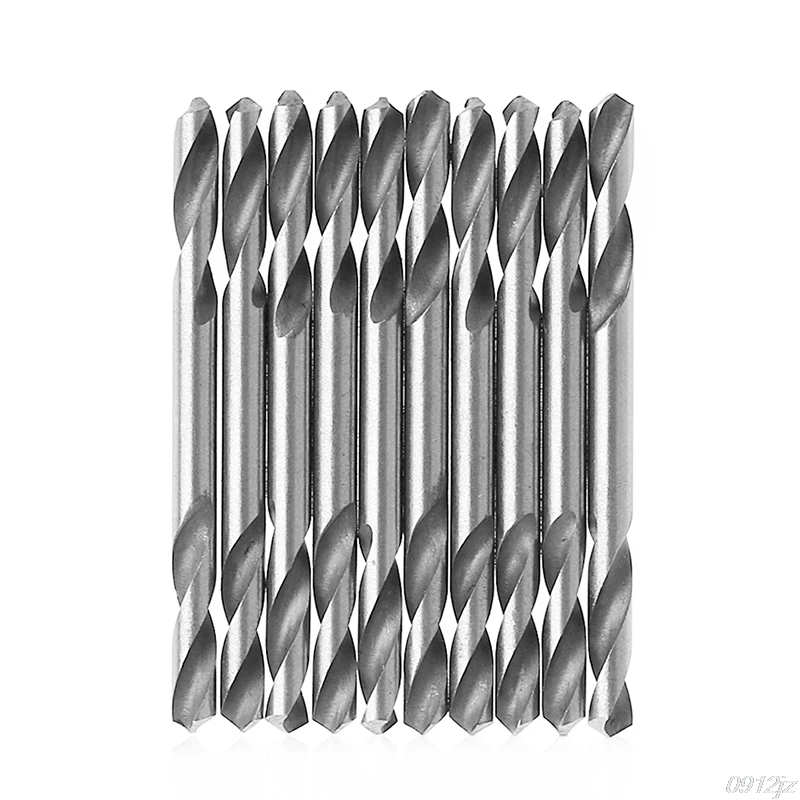 10Pcs/Set 3.2mm HSS Double Ended Spiral Torsion Drill Tools Drills New Drop ship Dls HOmeful qiang