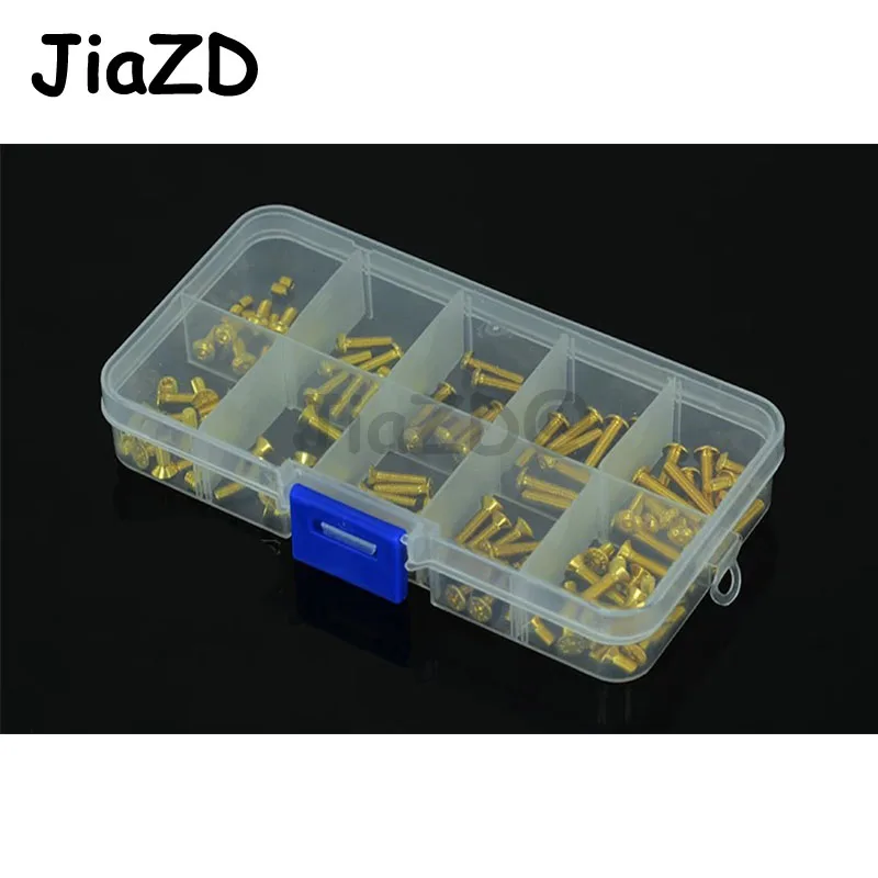 1Set High Strength Screw 12.9 Gold Plated HSP DHK Screws BOX Rc Spare Part Parts Accessory Accessories Electric Nitro Car A5