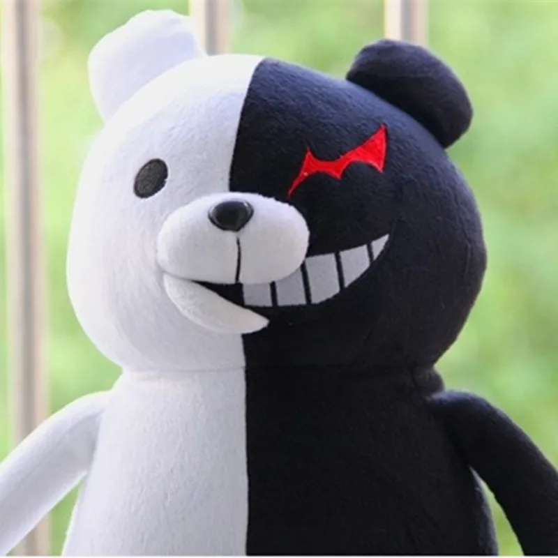 Dangan Ronpa Super Danganronpa 2 Monokuma Black & White Bear Plush Toy Soft Stuffed Animal Dolls Birthday Gift for Children Kids image 5