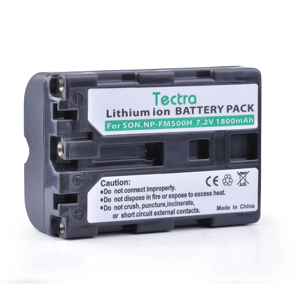 Tectra 7.2V/1800mAh 2PCS NP-FM500H FM500H 카메라 배터리 소니 알파 A58 DSLR-A350 A300 A350 A500 A550 A700