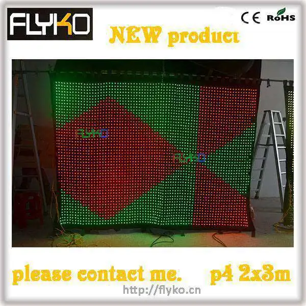 Xmas wedding Decor indoor Christmas led decoration video curtain