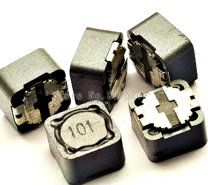 10PCS/LOT Shielded inductor CD127R 12 * 12 * 7 mm 100UH SMD power inductors 101 standard word