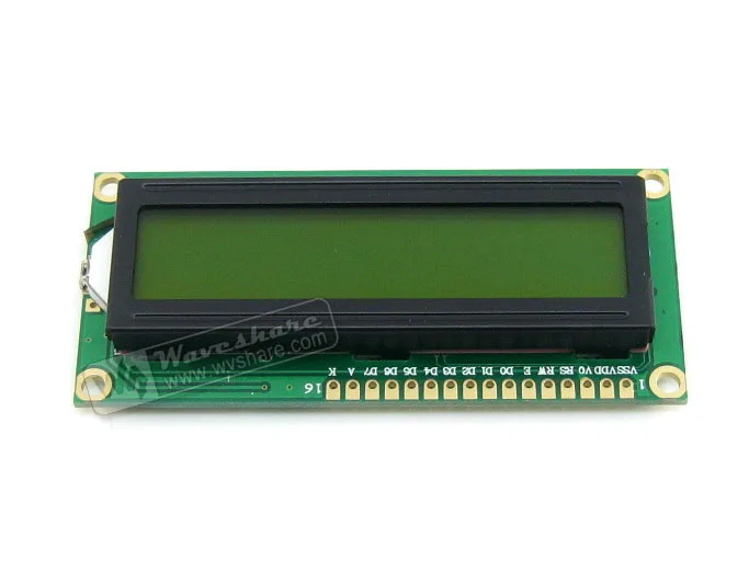 

LCD1602 Yellow Backlight High Definition Character LCD LED Module TN/STN Module 16 Characters * 2 Lines 3.3V For Logic Circuit