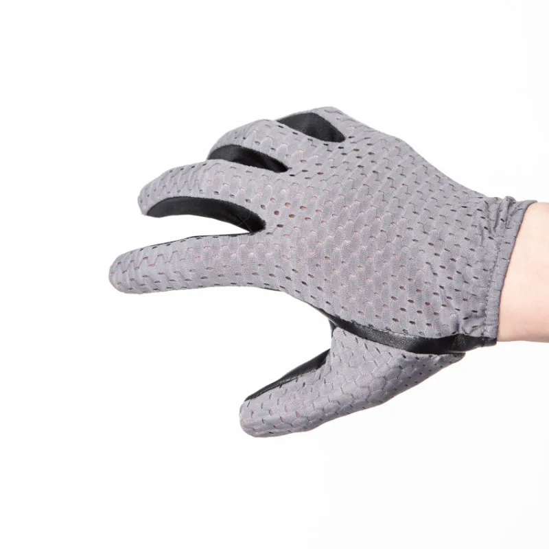 2019 Summer Sun Protection leather Gloves Male Thin Breathable Anti-Slip Driving Gloves Anti-UV Full Fingers Man Mittens