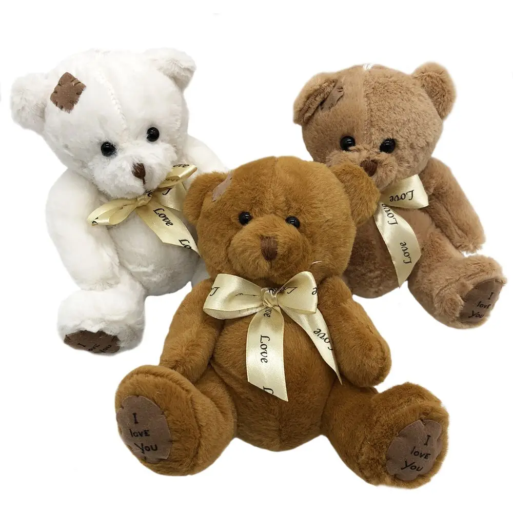 1pc 15cm Patch Bear Dolls Bear Soft Toy Bear Wedding Gifts Toy Birthday gift brinquedos Soft toys