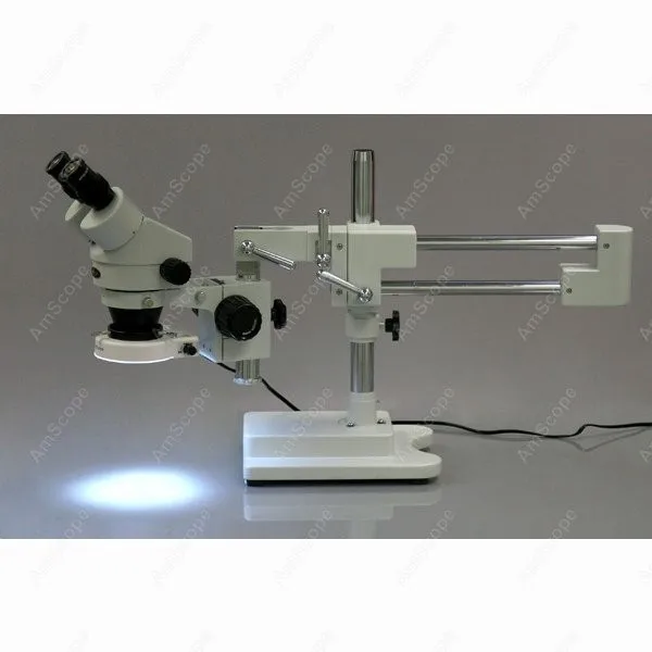 Circuit Inspection Microscope--AmScope Supplies 3.5X-90X Zoom Magnification Circuit Inspection Stereo Microscope w/ 80 LED Light