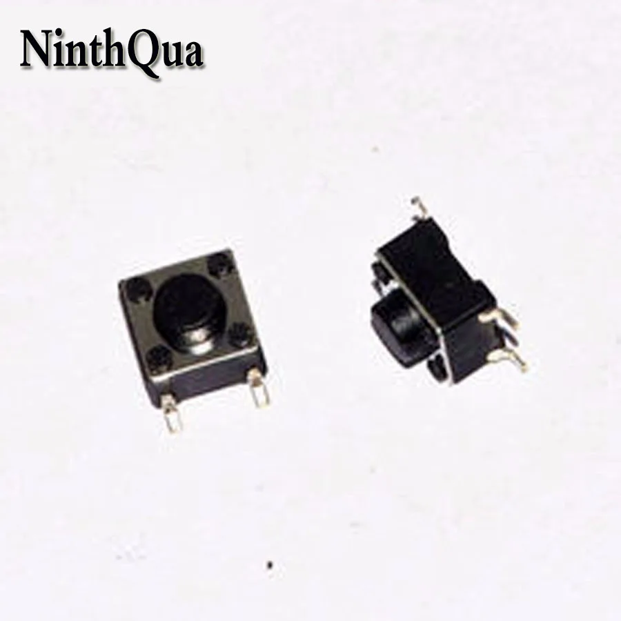 100pcs 6*6mm 4Pin SMD Tact Switch 6x6 x4.3/5/6/7/8/9/10/11/12mm 4P Micro Push Button Tactile Switchs for MP3 MP4 MP5 Tablet PC