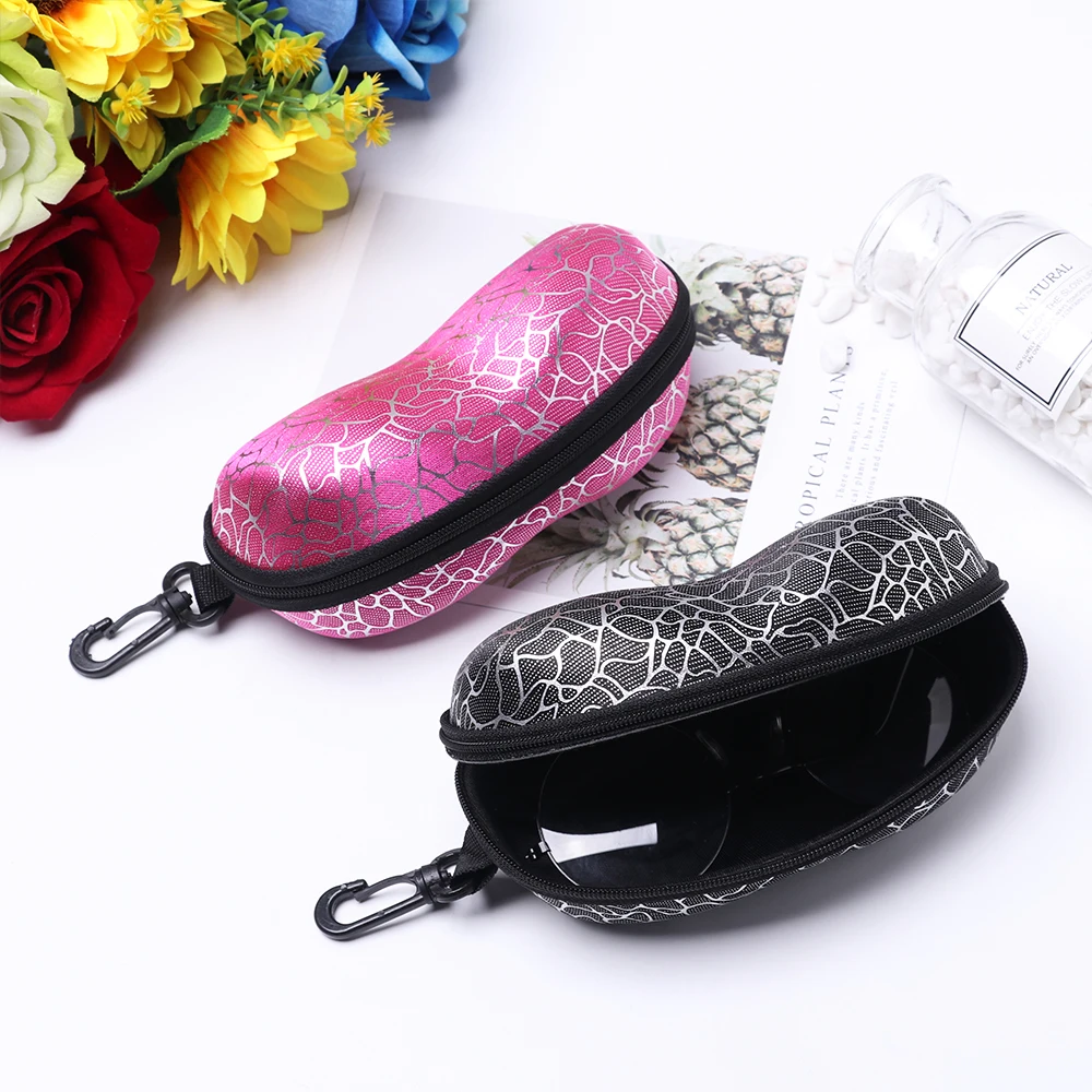 New Glasses Storage Box Eyewear Cases Cover Sunglasses Case For Women Men Hard Travel Box with Lanyard Zipper Eyeglass Cases