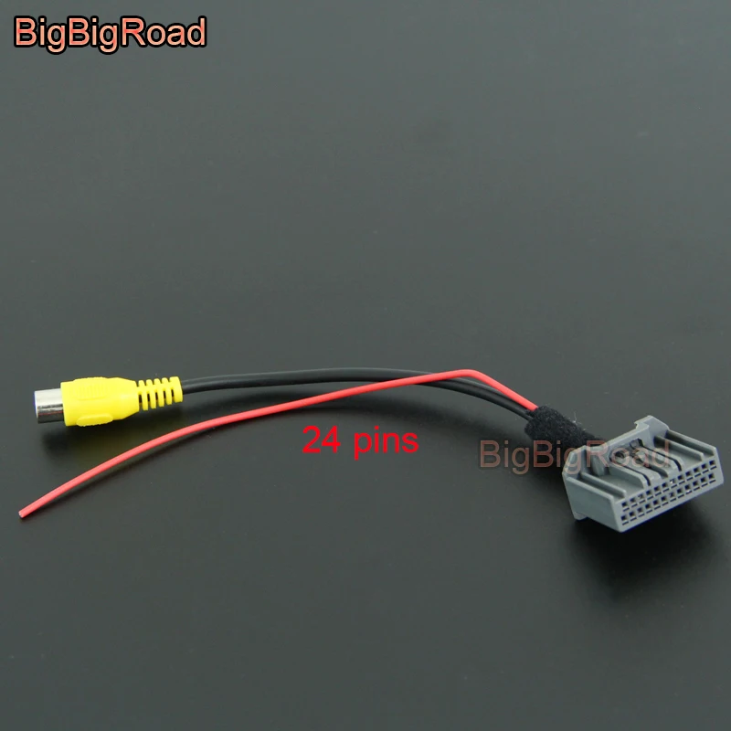 Car Rear View Camera Video Plug Converter Cable Adapter For Honda HRV HR-V 2013-2016 / Accord 9th 2.0L Jazz Fit 2018