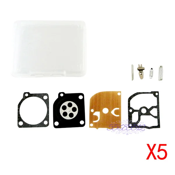 5 كيت المكربن الحجاب الحاجز Gasket Kit For HUSQVARNA 136 137 141 142 ZAMA RB-137