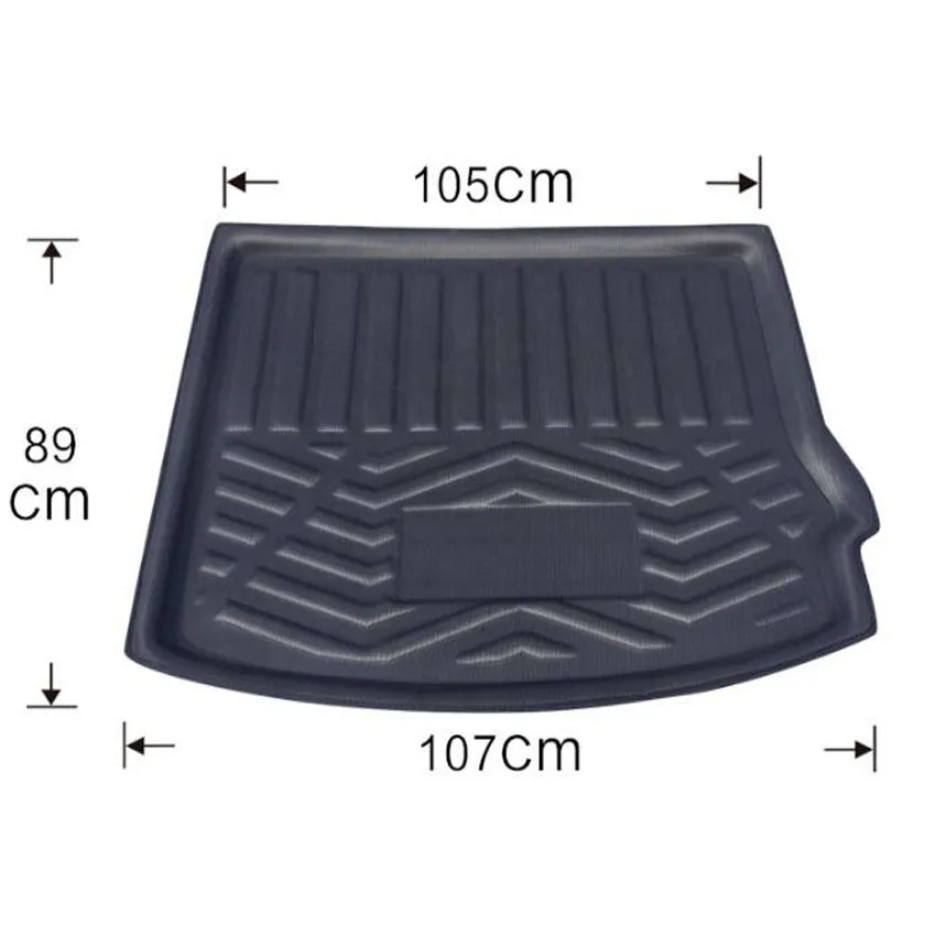 Car Rear Trunk Liner Cargo Mat Luggage Pad Car Accessories For Mazda 3 Axela 2014 2015 2016 2017 2018 Hatchback