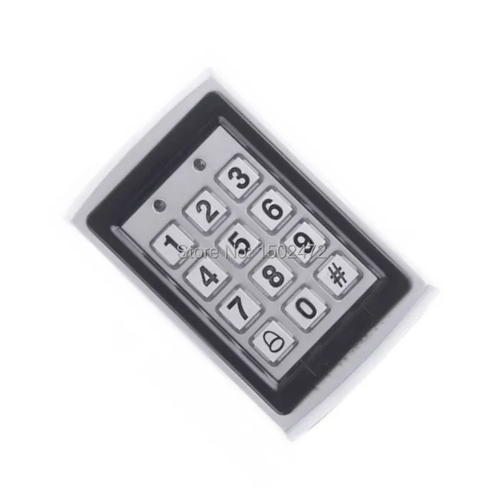 

Door Mirror RRFID Reader & Keypad Door Access Control Waterproof IP43 Metal Case +10pcs Keys