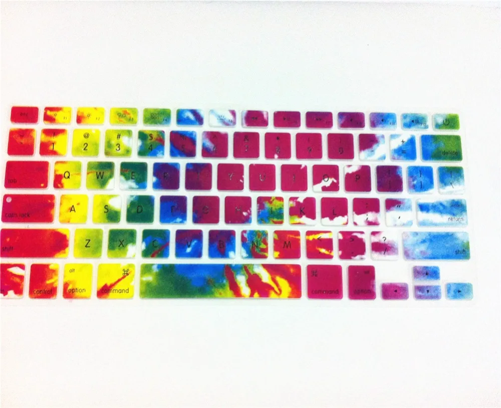 15X Cowboy Rainbow Silicone Laptop keyboard Skin Protector Cover Guard for Apple Macbook Pro Air Retina 13 15 17 for Mac 13