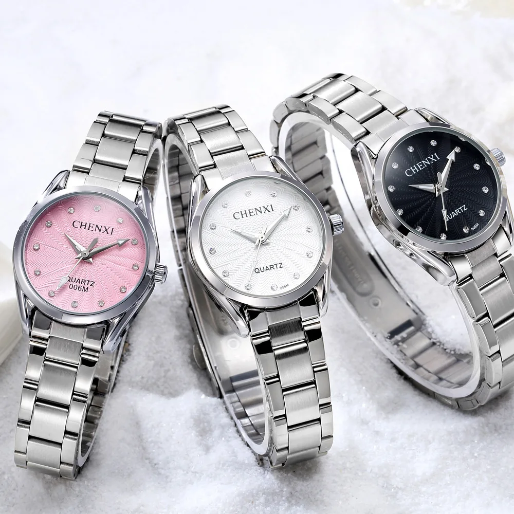 Fashion Chenxi Brand Women Simple Full Steel Wrist Watches Dress Ladies Famous Quartz Female Clock Relogio Feminino Montre Femme