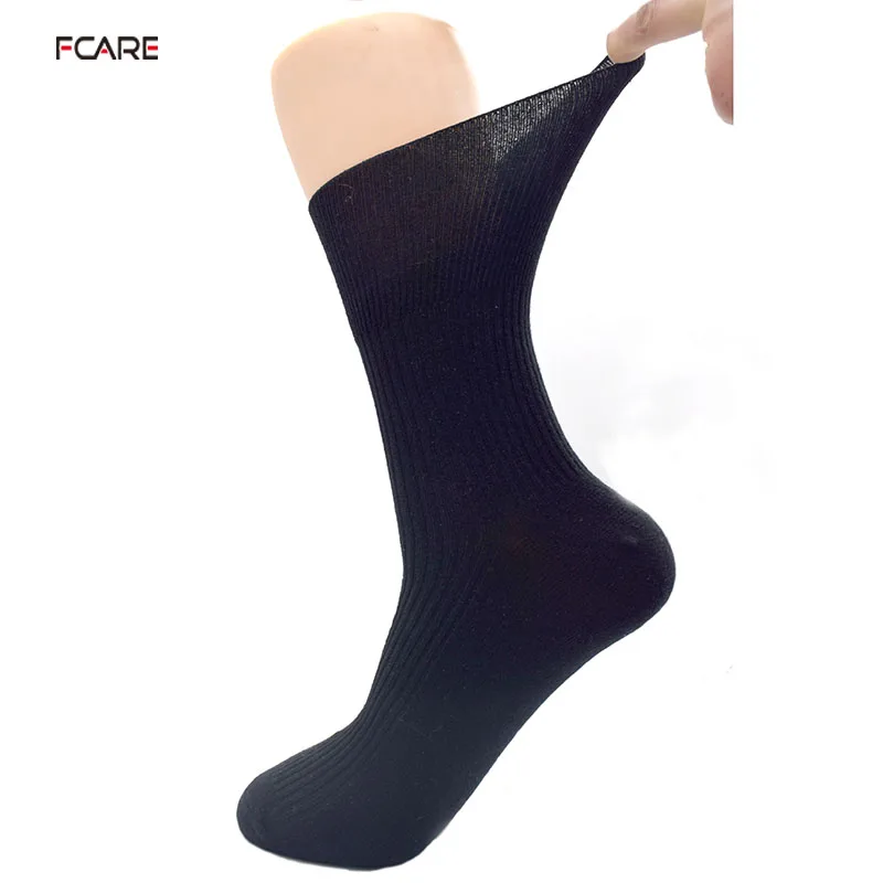 

Fcare 10PCS=5 pairs 39-43 Autumn Winter Hypertension Socks Prevent Varicose Veins Socks Causal Diabetic combed Cotton Socks