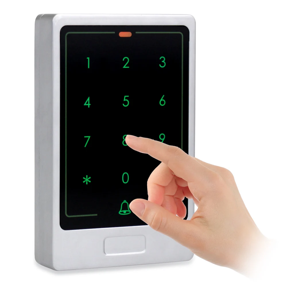 Diysecur Waterdicht 8000 Gebruikers Touch Button 125Khz Rfid Kaartlezer Deur Access Controller Systeem Wachtwoord Toetsenbord C20