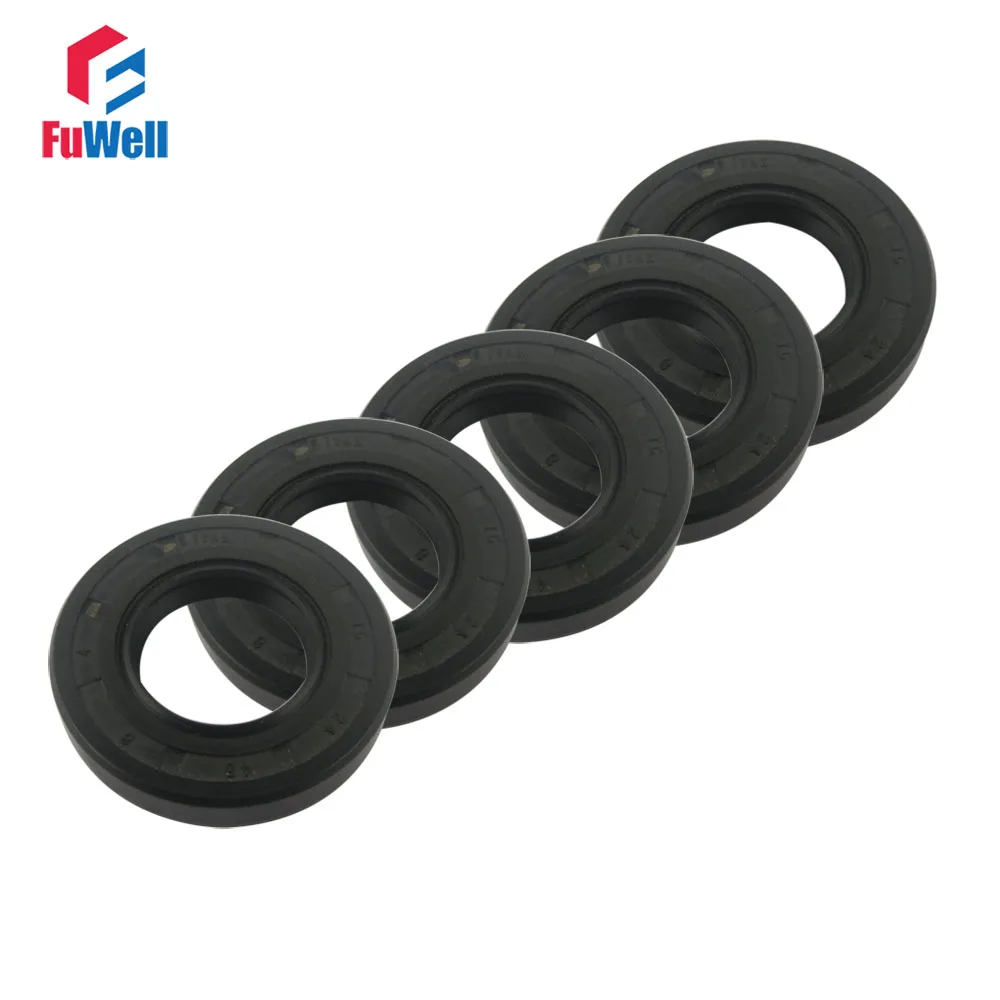 5pcs 60x80x8mm TC Type Skeleton Oil Seal NBR Black Nitrile Rubber Radial Oil Seal Gasket 60x95x12/60x95x13/60x100x10/60x100x13mm