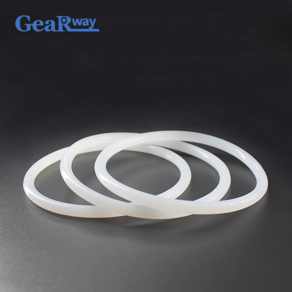 4mm CS Silicone O Ring Seal Semitransparent O Type Rings 80/82/85/87/88/130/135mm OD VMQ Food Grade O-ring Sealing Gasket