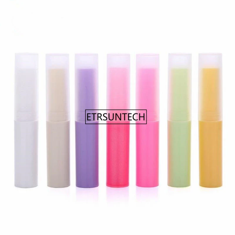 4g Lipstick Tube Lip Balm Containers Empty Mouth Wax Cosmetic Containers DIY Lip Balm Tube F2129