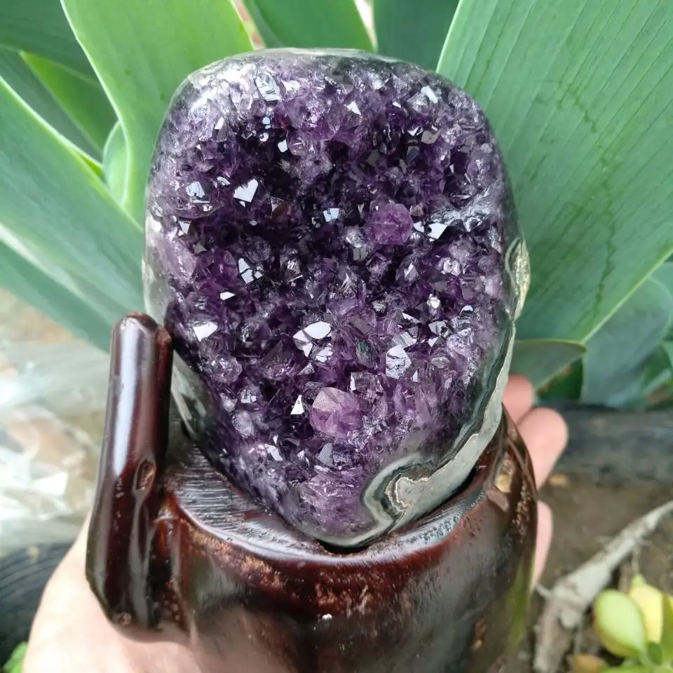 800g Amethyst Quartz Cluster - Uruguayan - Crystals - Gemstones - Geodes - Minerals