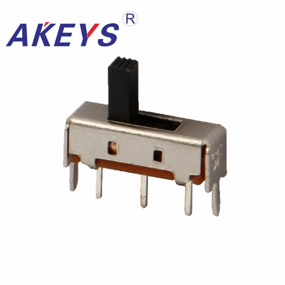 

SS-13D02 (1P2T) 2-Speed Vertical Toggle Switch With Various Heights 2 Fixed Feet and 3 Pin