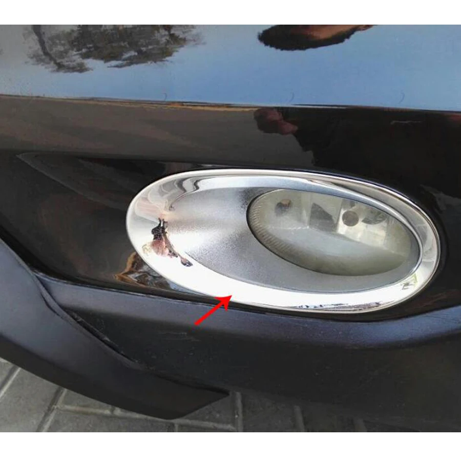 Auto Anteriore Della Luce di Nebbia Della Lampada Anello Trim Per Honda CRV CR-V 2010 2011 Auto Styling Stampaggio Parti Esterne Accessori ABS 2