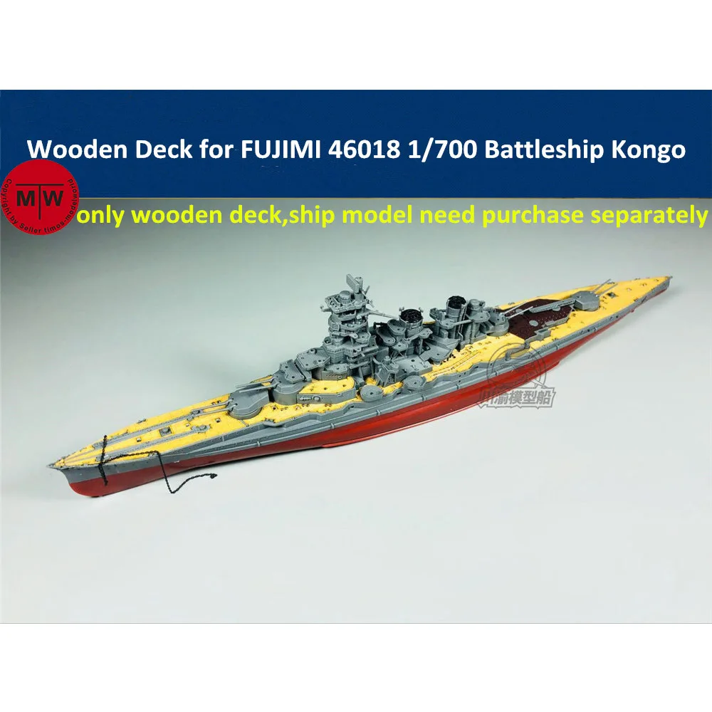 

1/700 Scale Wooden Deck for FUJIMI 46018 IJN Battleship Kongo Model Kit