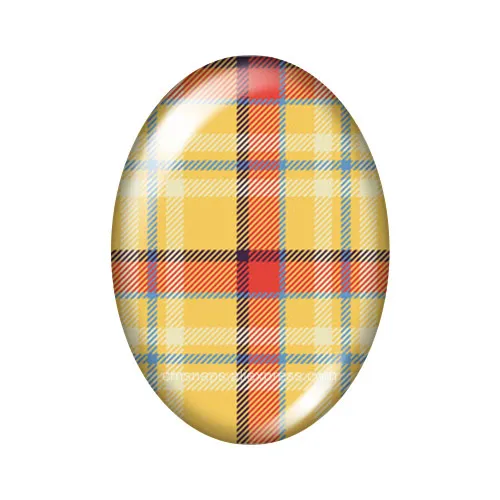 New Plaid patterns beauty 13x18mm/18x25mm/30x40mm Oval photo glass cabochon demo flat back Making findings TB0016