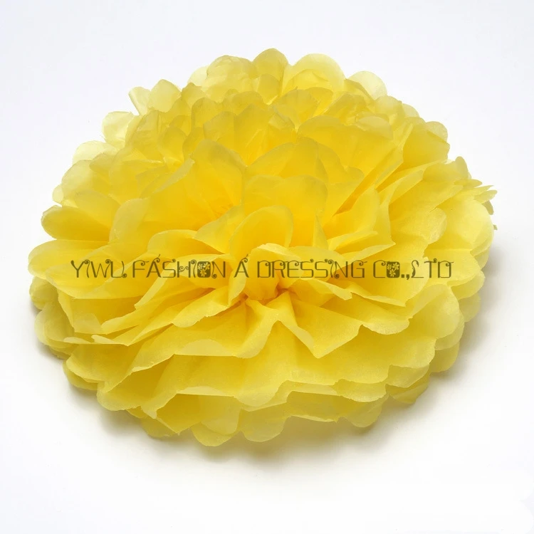 29 Colors available!! Giant paper flowers white wedding 20inch (50cm) 8piece/lot DIY tissue paper pom pom balls party decoration