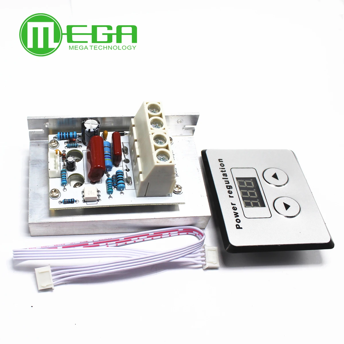 10000W Voltage Controller SCR Digital Voltage Regulator Speed Control Dimmer Thermostat AC 220V 80A