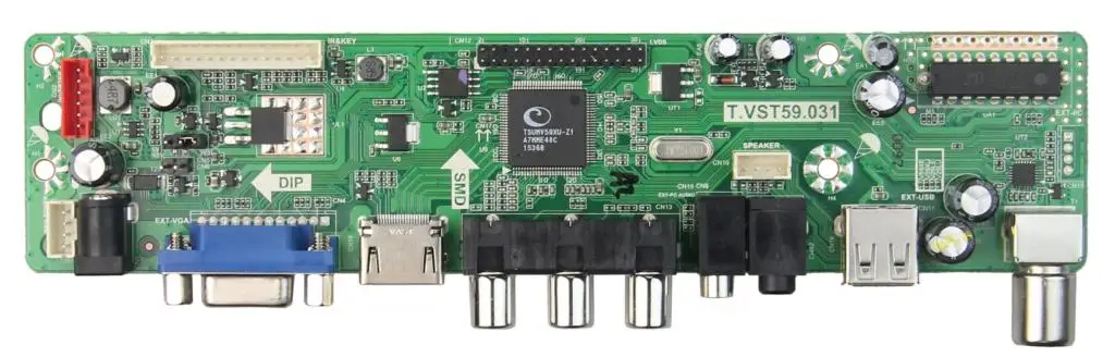 T.VST59.03 LCD/LED Controller Driver Board For LTN154AT01 CLAA154WA05A  (TV+HDMI+VGA+CVBS+USB) LVDS Reuse Laptop 1280x800