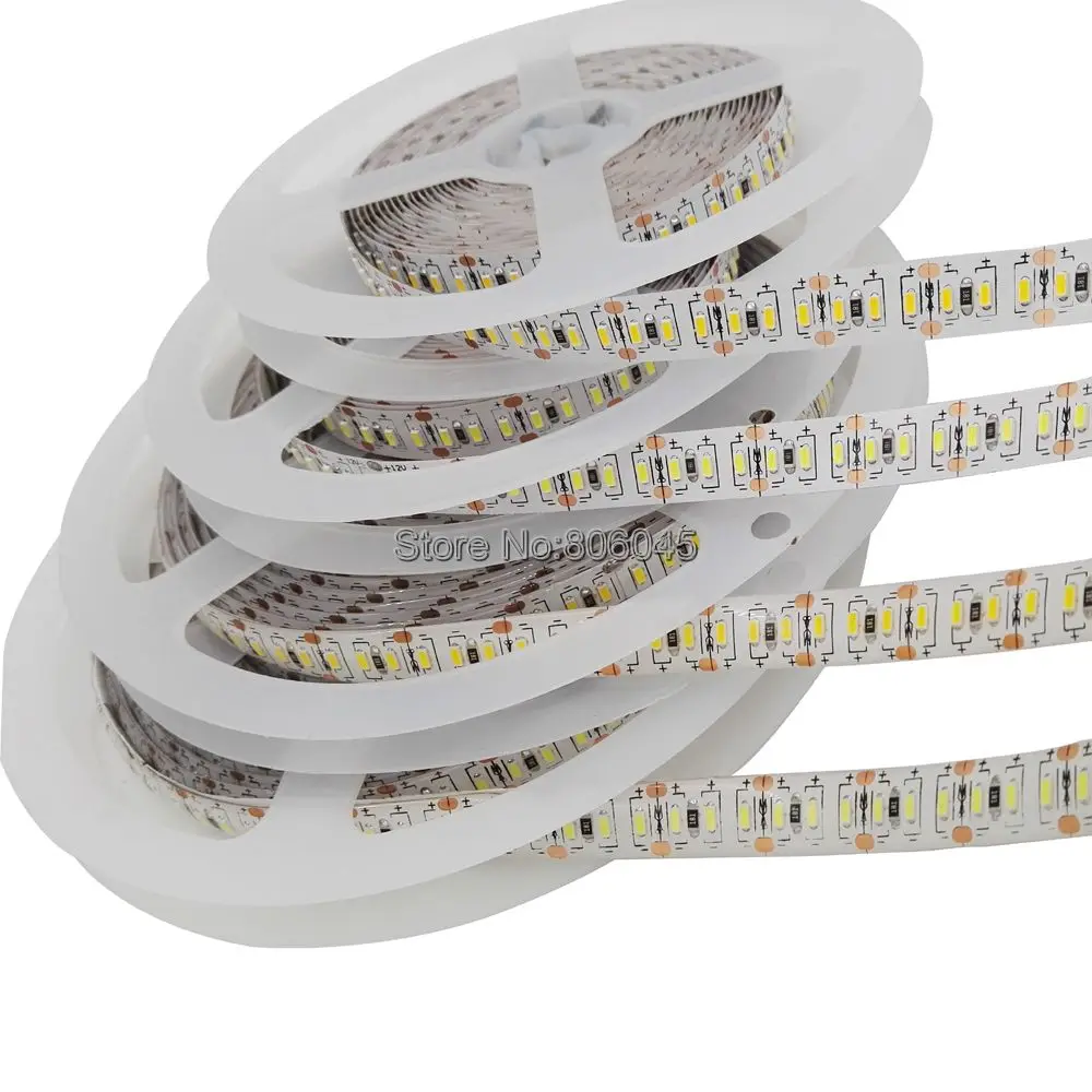 5m 12V DC SMD 3014 LED Strip  204LED/m 1020 LEDs Flexible IP20 IP65 Waterproof LED Strip High Lumen LED Light Tape Ribbon Lamp