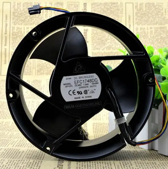 Delta EFC1748DG 17CM 48V 1.84A 172 X 172 X50MM four wire fan large fan