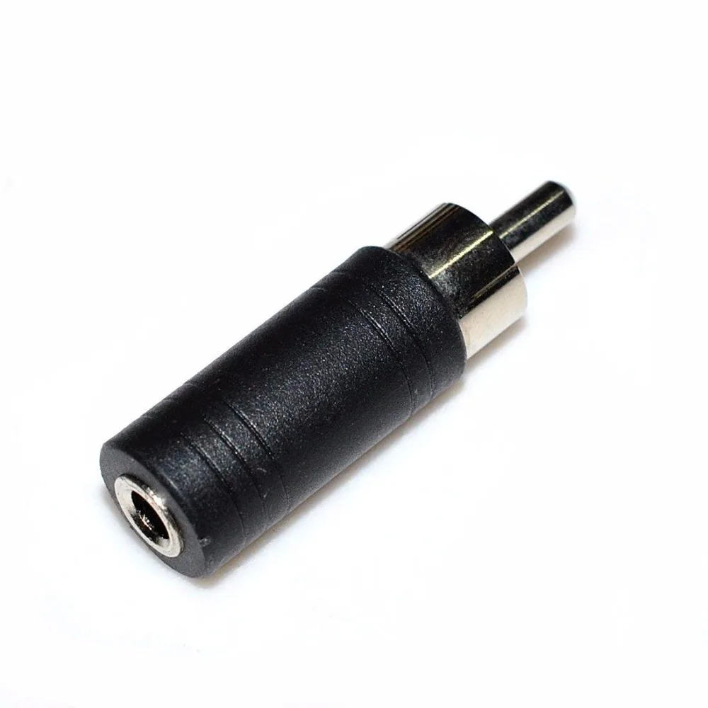 5 Pcs/lot 3.5 Mm Wanita Mono Plug untuk RCA Pria Jack Audio Adapter Konektor