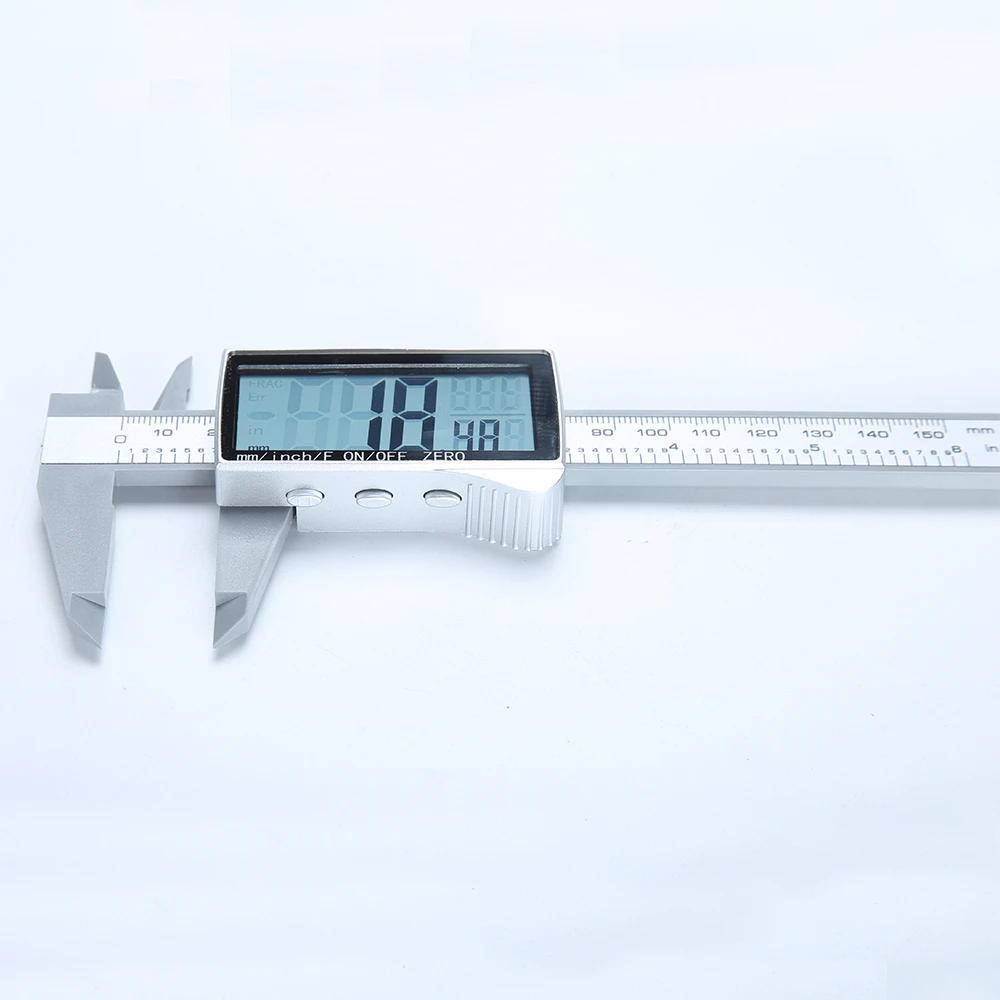 New Electronic Digital Display Vernier Caliper Inch/Metric Conversion 6Inch 0-150mm HD Full-Screen Caliper Measurement Tool