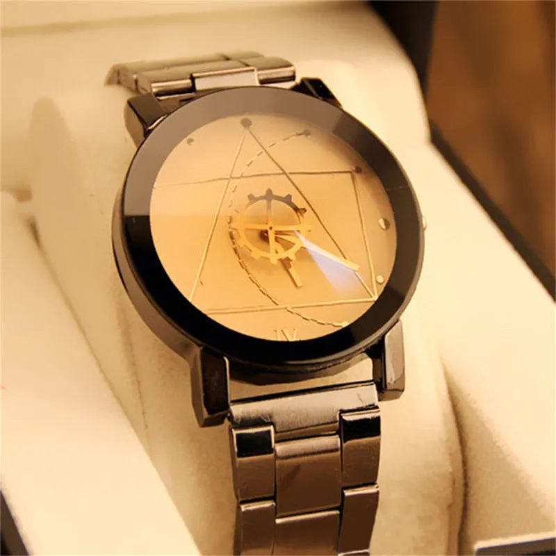 2021 New Fashion Women Men Full Steel Wrist Delicate Watch Top Brand Luxury Casual Watches Saat Relogio Feminino