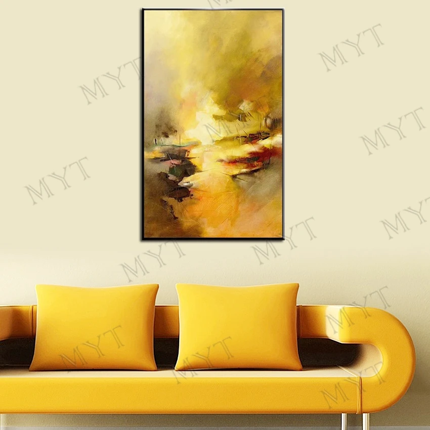 Myt Free Shipping Best New Nordic Decorative Canvas Painting Abstract Pictures Modern Minimalist Concept No Frame Oil Painting