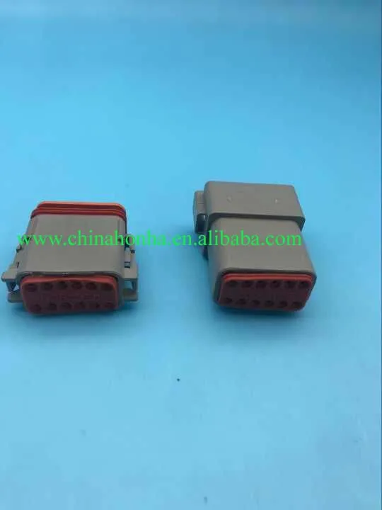 Deutsch DT 12 Pin Waterproof Electrical Wire male and female Connector plug DT06-12S DT04-12P with relevant terminals