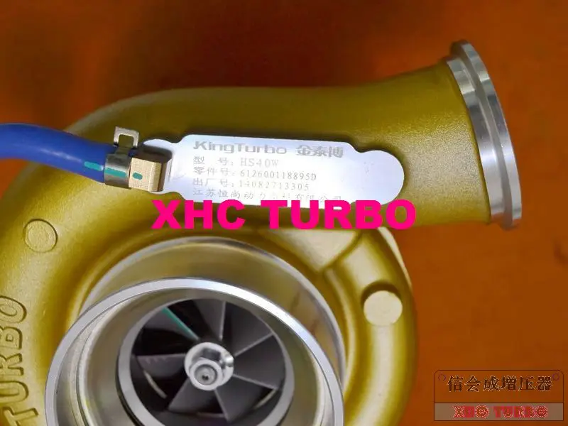 NEW GENUINE KING TURBO HS40W 3790063 3790064 612600118895D Turbocharger for SINO heavy Truck WEICHAI Diesel WD615.50 WP10 310HP