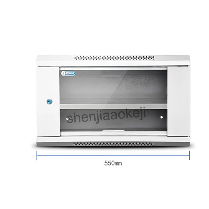 6u  Network Cabinet KB6406 Switch Cabinet  Monitor cold-rolled steel 19-inch wall-mounted cabinet 220v 1pc