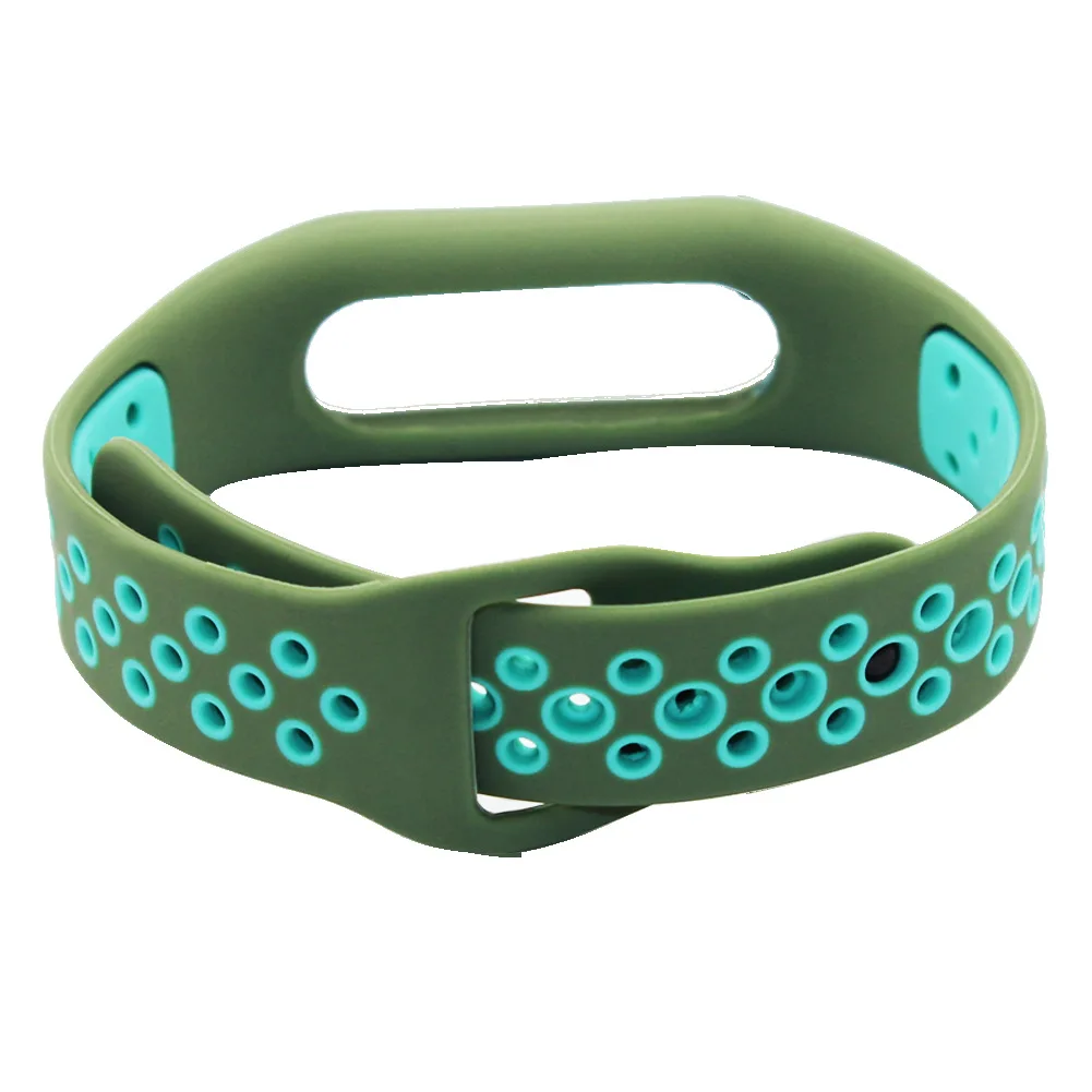 Zuczug xiaomi miバンド2ブレスレットシリコーンストラップカラフルなリストバンド交換smartbandアクセサリーmiバンド2ストラップ