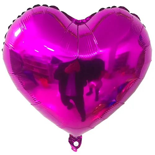 1pc 18 inch Helium Foil Balloons Heart Shape Balloon For Wedding Room Party Decor Valentine\'s Day Supplies